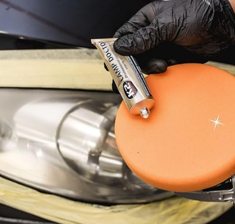 K2 Lamp Doctor – معجون تلميع وتجديد أضواء السيارة لإزالة الخدوش والاصفرار (60g)